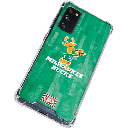 NBA Milwaukee Bucks Hardwood Classics Galaxy S20 FE Clear Case